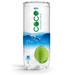 Pure sparking coconut water 250ml Pet Can from RITA beverage