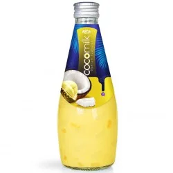 Coconut milk with durian flavor 290ml glass bottle from RITA US