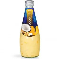 Coconut milk with vanilla flavor 290ml glass bottle  from RITA US