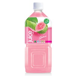 Natural pink guave juice drink 1000ml pet bottle from RITA US
