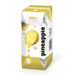 NFC fruit pineapple juice in prisma pak from RITA US