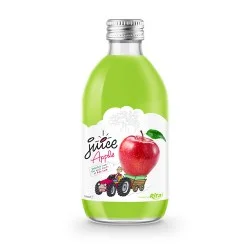glass 320ml fruit apple juice private label brand from RITA US
