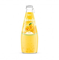 Wholesale Falooda Mango Flavor 290ml Glass Bottle