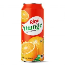 Manafacturer Beverage  490ml Can Orange Juice Drink
