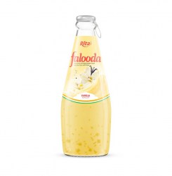 Supplier Company 290ml Glass Bottle Falooda Vanilla Flavor