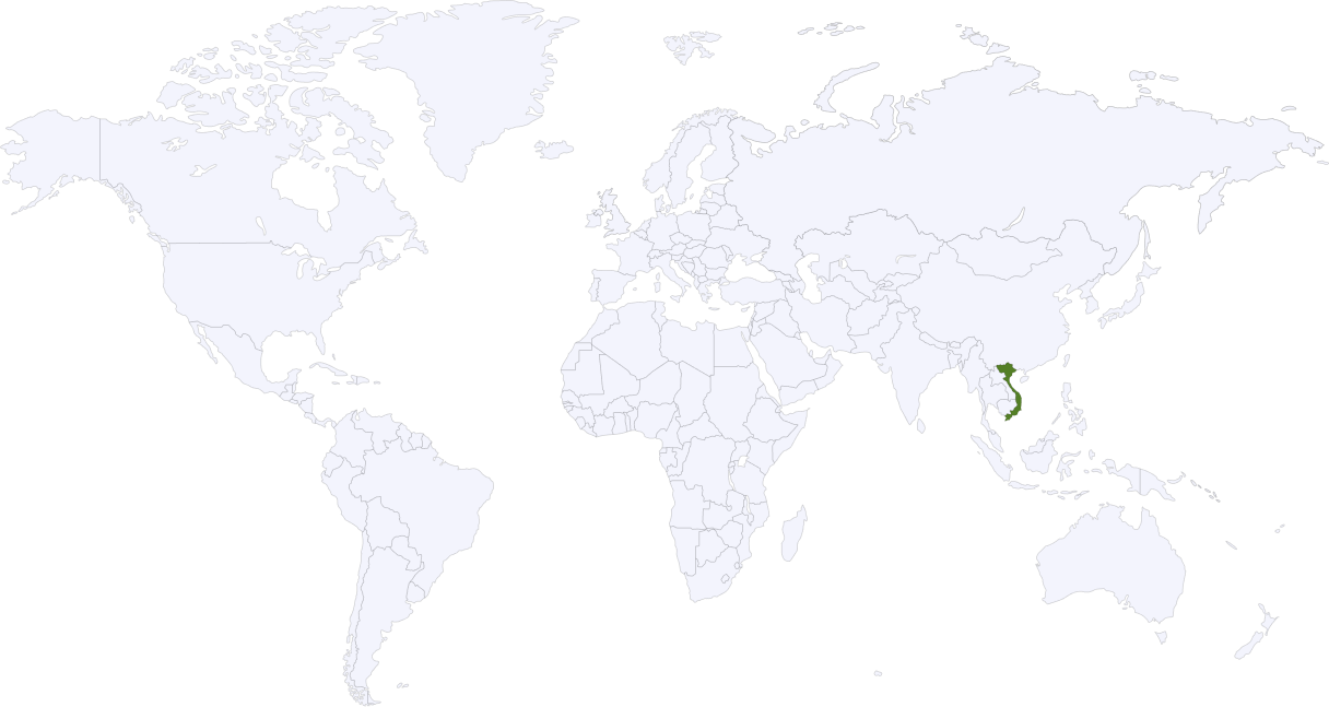 RITA global export map